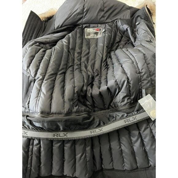 Ralph Lauren RLX Black Label Wool Southwestern Black Wool Down Embroidered Ski - Picture 8 of 12
